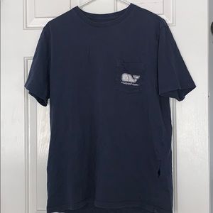vineyard vines baseball print shirt.